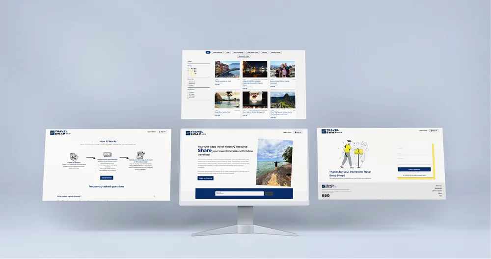 Travel Swap Shop itinerary marketplace